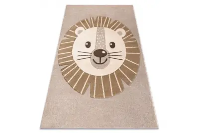 Preproga KIDDO 4424, bež / krem, lev živali za otroke, senzorična 180x270 cm