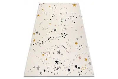 Preproga KIDDO 5308, krem zvezdice za otroke, senzorična 240x330 cm