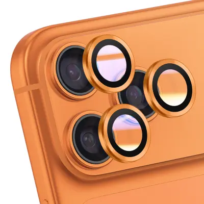 Zaščita leče kamere za iPhone 17 Pro Max z ojačanim robom