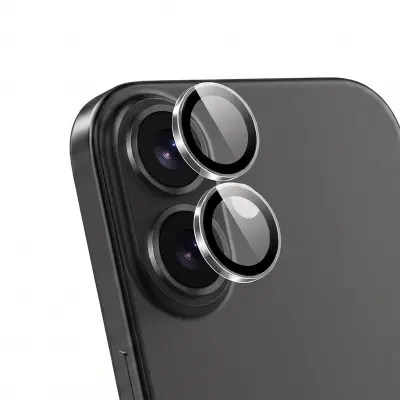 Zaščita kamere iPhone 17/16/16 Plus kaljeno steklo
