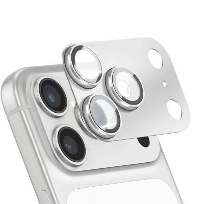 Zaščita objektiva kamere za iPhone 17 Pro Enodelni okvir iz aluminija