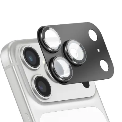 Zaščita objektiva kamere za iPhone 17 Pro Max Enodelni okvir iz aluminija