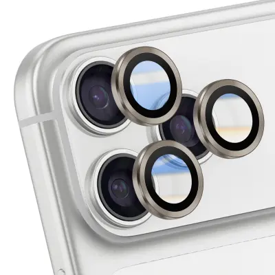 Zaščita leče kamere za iPhone 17 Pro Max z ojačanim robom