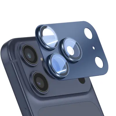 Zaščita objektiva kamere za iPhone 17 Pro Max Enodelni okvir iz aluminija