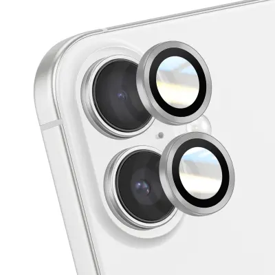 Zaščita leče kamere za iPhone 17 z ojačanim robom