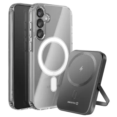 Paket MagSafe Galaxy S25 / Galaxy S24 z dvomaterialnim ovitkom in powerbankom 5000 mAh