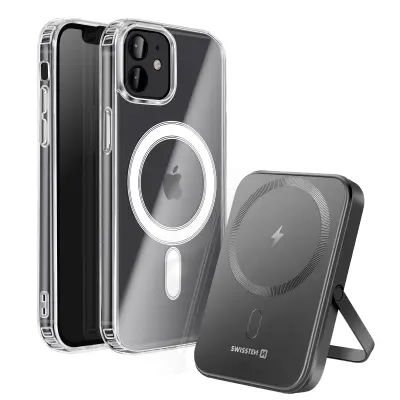 Paket MagSafe iPhone 12 Mini z dvomaterialnim ohišjem in powerbankom 5000 mAh