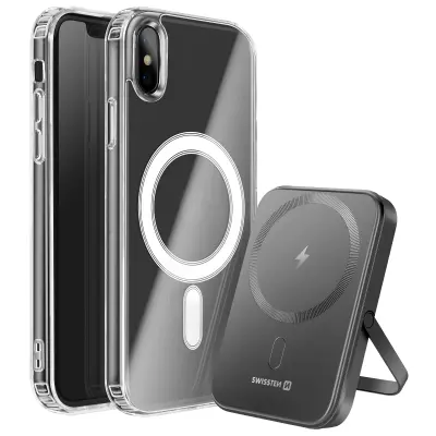 Paket MagSafe za iPhone X z dvomaterialnim ohišjem in powerbankom 5000 mAh