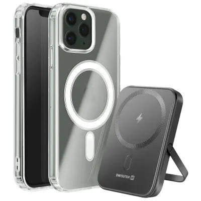 Paket MagSafe za iPhone 11 Pro z dvomaterialnim ohišjem in powerbankom 5000 mAh