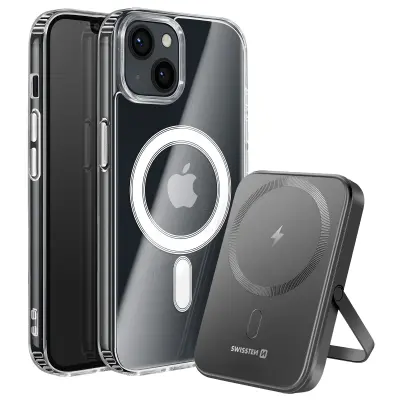 Paket MagSafe za iPhone 13 z dvomaterialnim ohišjem in powerbankom 5000 mAh