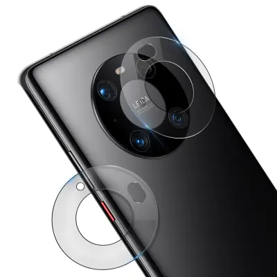 2x Huawei Mate 40 Pro / Pro Plus Fleksibilna folija za kamero, odporna proti razbitju, Benks - prozorna