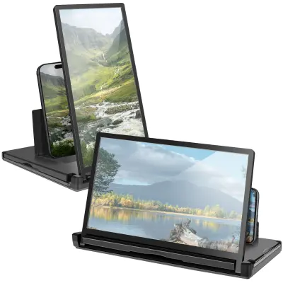 Ojačevalnik zaslona HD 12'' za telefon, navpični in vodoravni način
