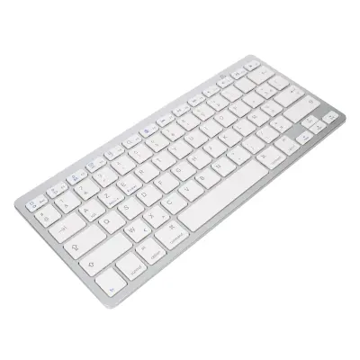Bluetooth tipkovnica AZERTY s 7 bližnjicami za multimedijo, avtonomija 30 dni