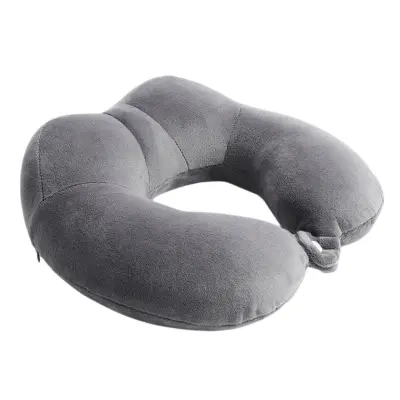 Ergonomska U-blazina iz spominske pene za vrat 360° podpora Grey