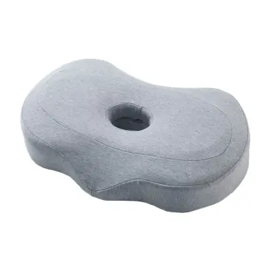 Ergonomski vzglavnik iz spominske pene z zonalno oporo za vrat LightGrey