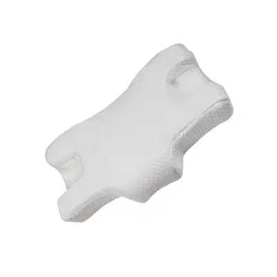 Spominska blazina s tkanino trenirke, ergonomska za bočni spanec White