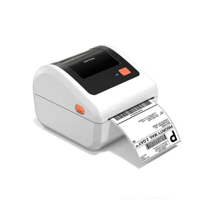 Brezčrtni termični tiskalnik etiket 108mm, 203dpi, USB-B in Bluetooth White