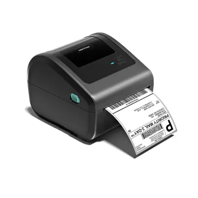 Brezčrtni termični tiskalnik etiket 108mm, 203dpi, USB-B in Bluetooth Gray