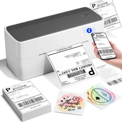 Bluetooth termični tiskalnik 203 dpi 150mm/s 108mm USB+BT Labelife White+Black