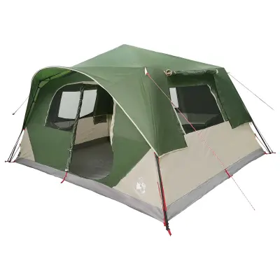 vidaXL Takojšnji šotor Zelena 365 x 280 x 200 cm Poliester in jeklo