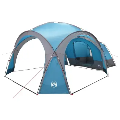 vidaXL Stranska šotor Modra 410 x 410 x 250 cm Poliester in jeklo