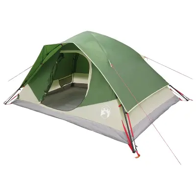 vidaXL Takojšnji šotor Zelena 305 x 215 x 140 cm Poliester in jeklo