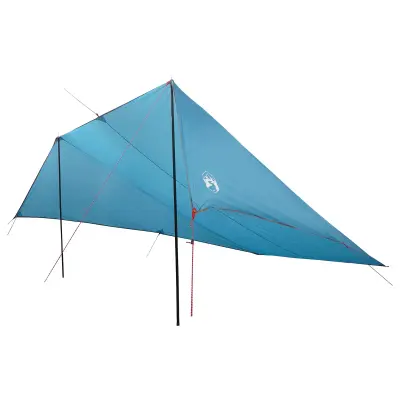 vidaXL Senčnik za vozila Modra 518 x 580 x 215 cm Poliester in jeklo