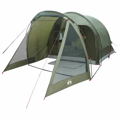 vidaXL Kabinski šotor s streho Olivno zelena 488 x 244 x 183 cm