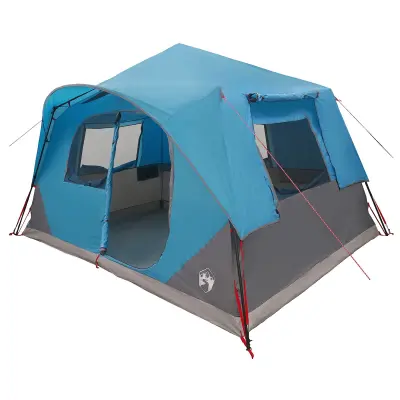 vidaXL Takojšnji šotor Modra 365 x 380 x 200 cm Poliester in jeklo