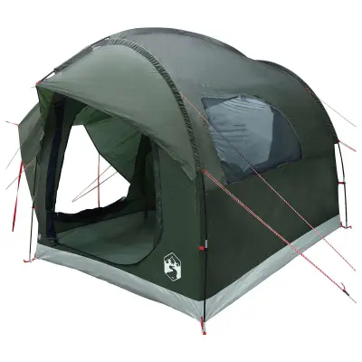 vidaXL Avto šotor Vojaška zelena 239 x 210 x 210 cm Poliester in jeklo
