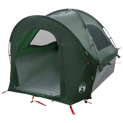 vidaXL Avto šotor Vojaška zelena 200 x 170 x 170 cm Poliester in jeklo