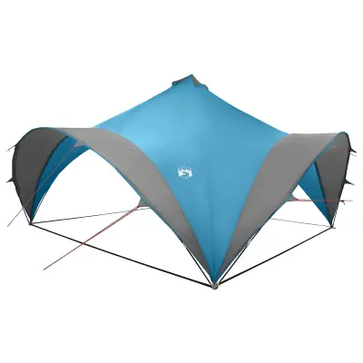 vidaXL Zabavni šotor Modra 500 x 500 x 350 cm Poliester in jeklo