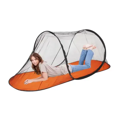 Zložljiva pop-up komarna mreža v obliki čolna s 210D Oxford Orange