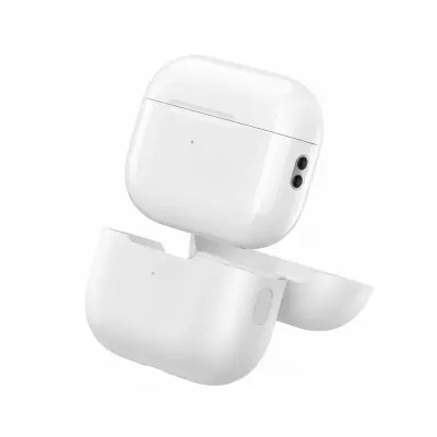 BigBen, Ovitek AirPods Pro 3, silikonski, združljiv z brezžičnim polnjenjem, Bela