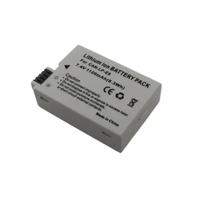 Baterija Li-ion 7.4V za fotoaparat Canon EOS 1120mAh združljiv LP-E8