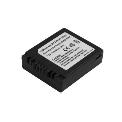 Baterija Li-ion 7.2V za fotoaparat Panasonic Lumix, združljiva s CGA-S002E, 720mAh