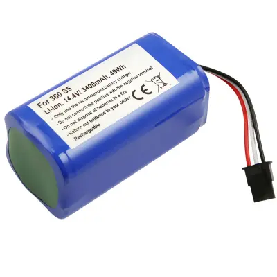 Nadomestna baterija za robotski sesalnik 360 S5 Li-ion 14,4V 3400mAh 49Wh