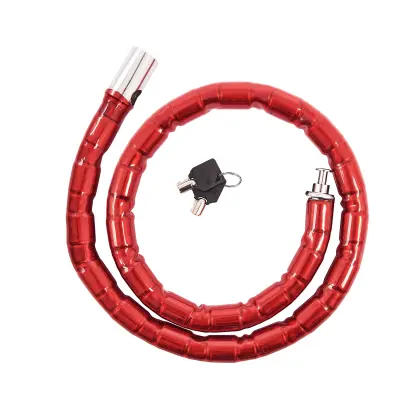 Varnostni kabel za kolo/motor z dvojnim sklepom in ključem