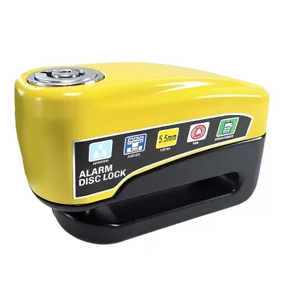 Aluminijasta ključavnica za disk z alarmom 110 dB za kolo, motorno kolo