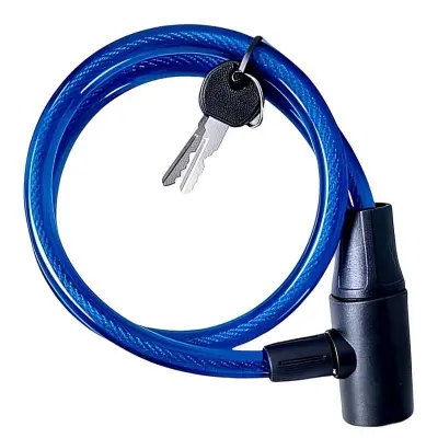 Cilindrični protivlomni kabel na ključ za kolo in skiro