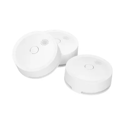 Komplet 3 brezžičnih detektorjev dima 433 MHz 85dB baterija 10 let EN14604