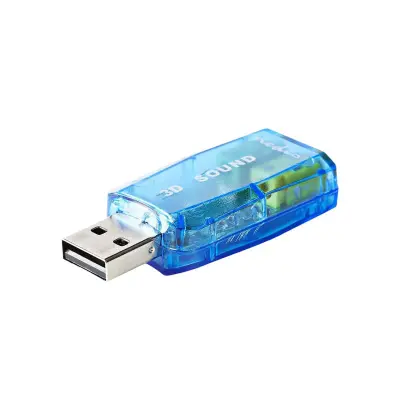 Nedis, Zvočna Kartica 5.1 USB 2.0 za Mikrofon in Slušalke Priključek 3.5mm, Modra