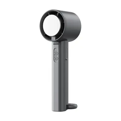 Prenosni zložljiv ročni ventilator 2000mAh, šest rezil, 3-stopenjski DarkGrey