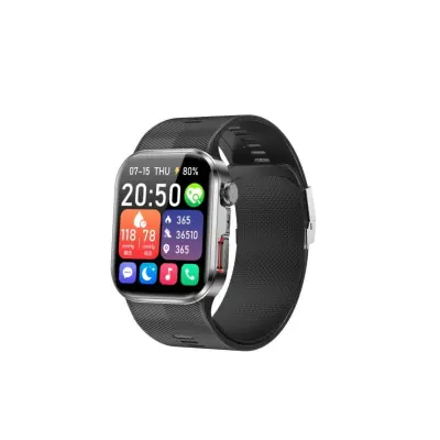 Pametna ura 1.952inch AMOLED, ECG+PPG, Bluetooth klic, NFC, 420mAh, IP67 Black