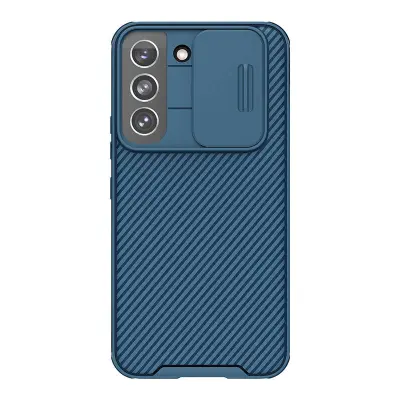 Odprta emb - Ohišje Nillkin CamShield Pro za Samsung Galaxy S22 (modro)
