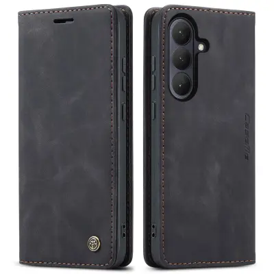 Odprta emb - Ovitek za telefon Samsung Galaxy S26,zložljivo stojalo za telefon,ohišje za sponko,proti kraji krtača,zamrznjeno za telefon retro box