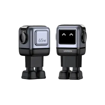 Odprta emb - Ugreen Nexode Robot GaN 65W Polnilnik - Siva