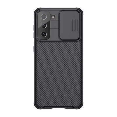 Odprta emb - Ohišje Nillkin CamShield Pro za Samsung Galaxy S21 (črno)