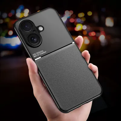 Odprta emb - Ovitek za iPhone 17,Ohišje za iPhone 17 Absorpcija udarcev in zaščita,čarobna tetovaža,silikonski primer - črna