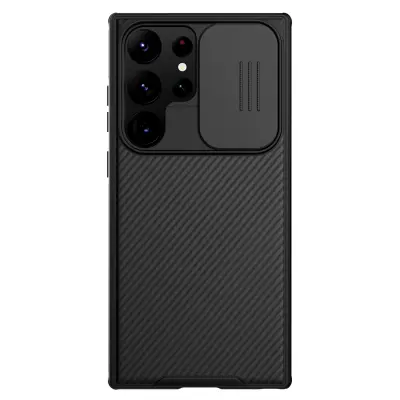 Odprta emb - Nillkin CamShield Pro (PC + TPU) Magnetic zaščita za Samsung Galaxy S23 Ultra 5G - črna